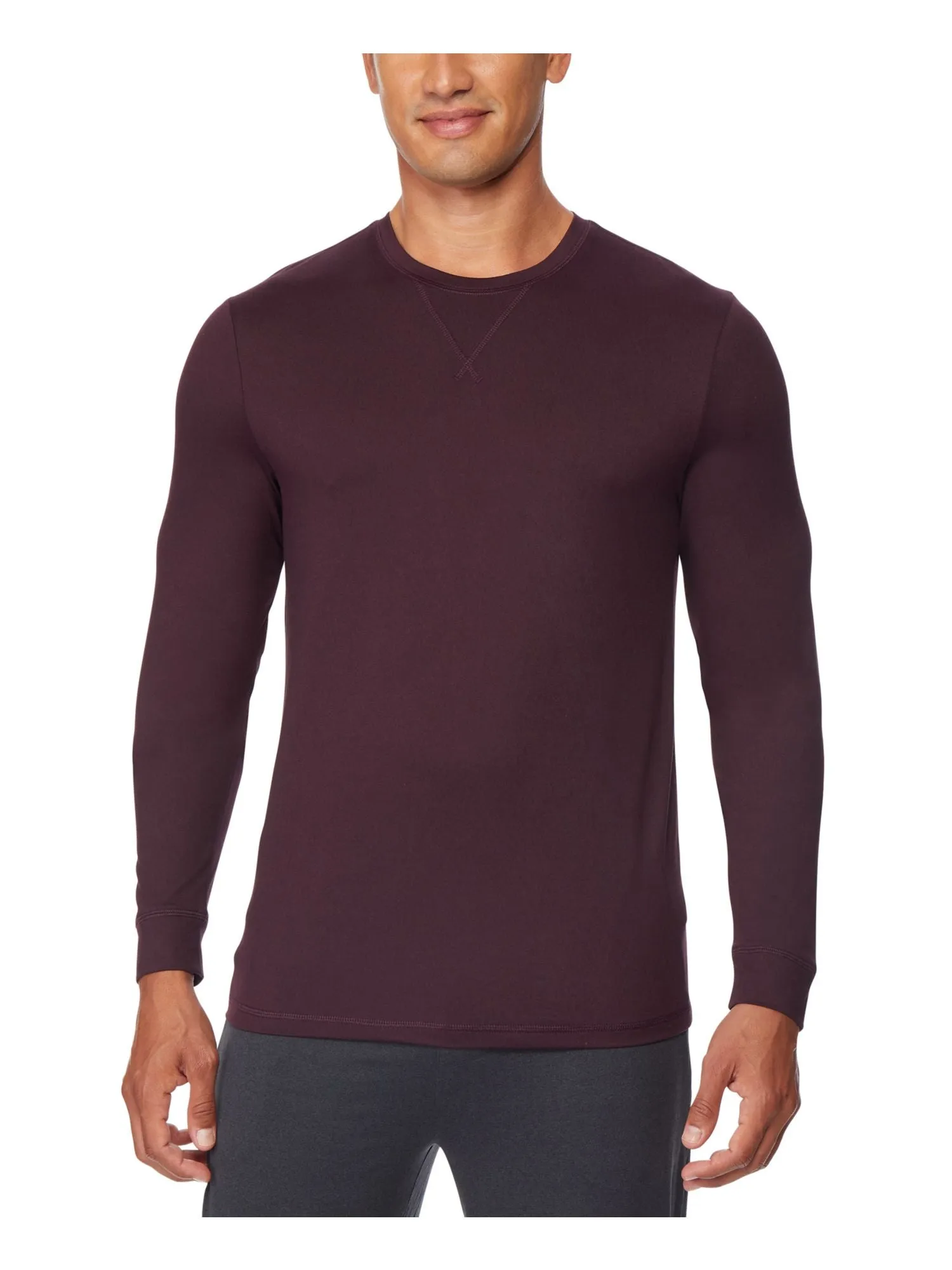 32 DEGREE COOL Burgundy Ultra Lux Solid Everyday Base Layer