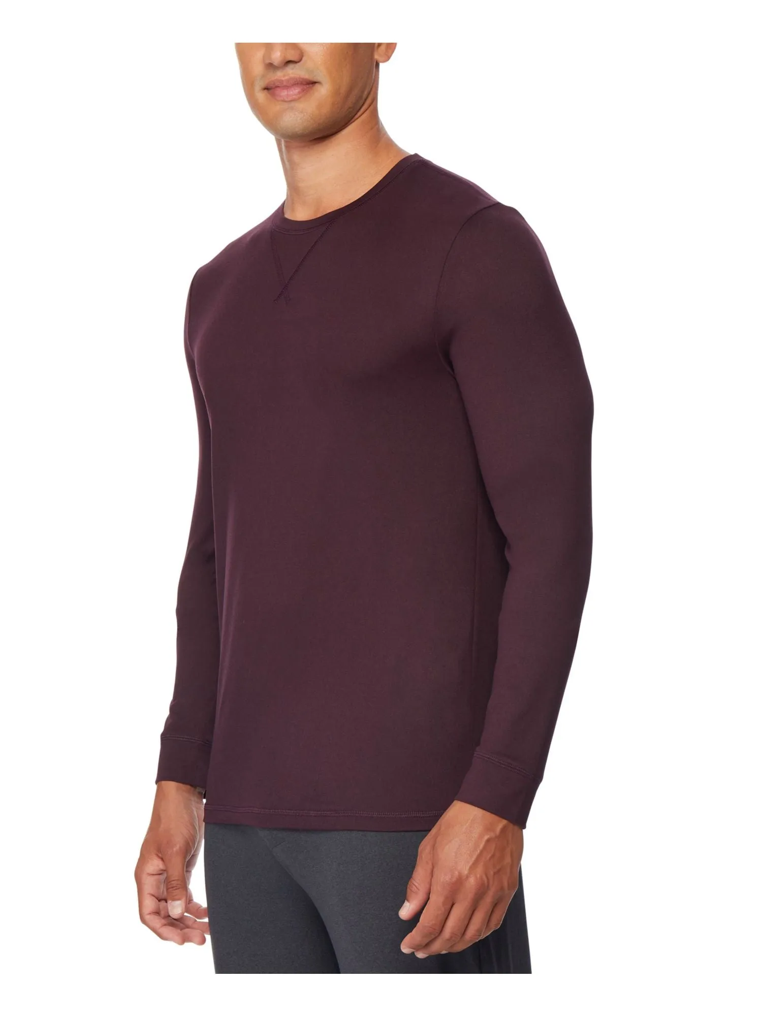 32 DEGREE COOL Burgundy Ultra Lux Solid Everyday Base Layer