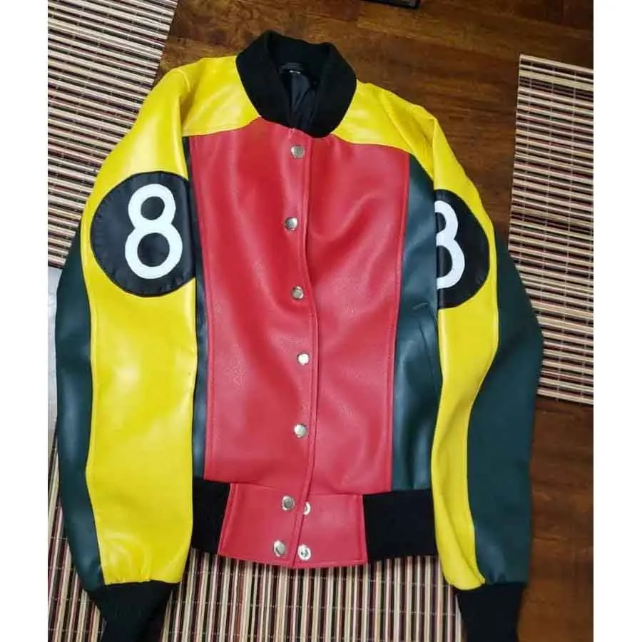 8 Ball Pool Stylish Bomber Jacket for Womens