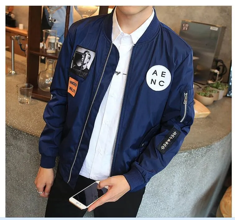 AENC Lettering Hype Bomber Jacket