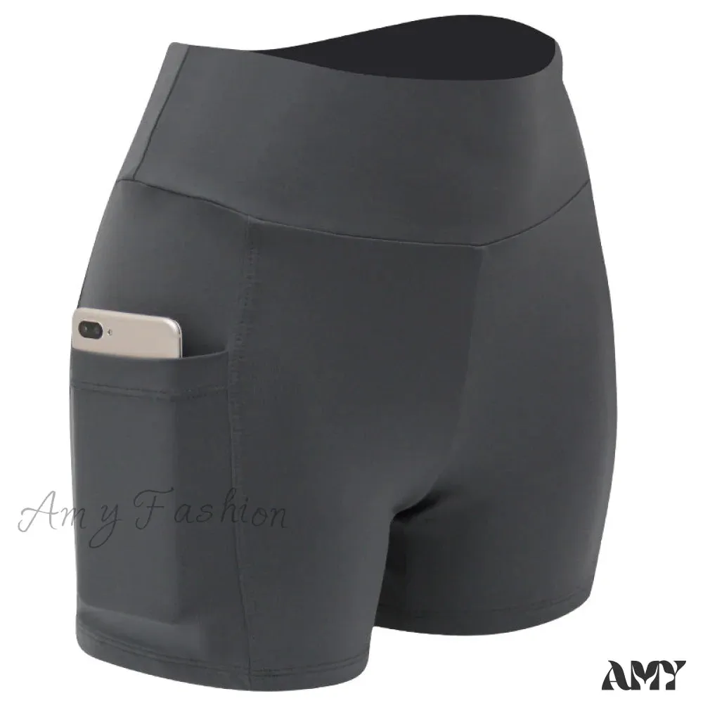 Amy Fashion - Yoga Pants Gym Pants Sports Running Shorts