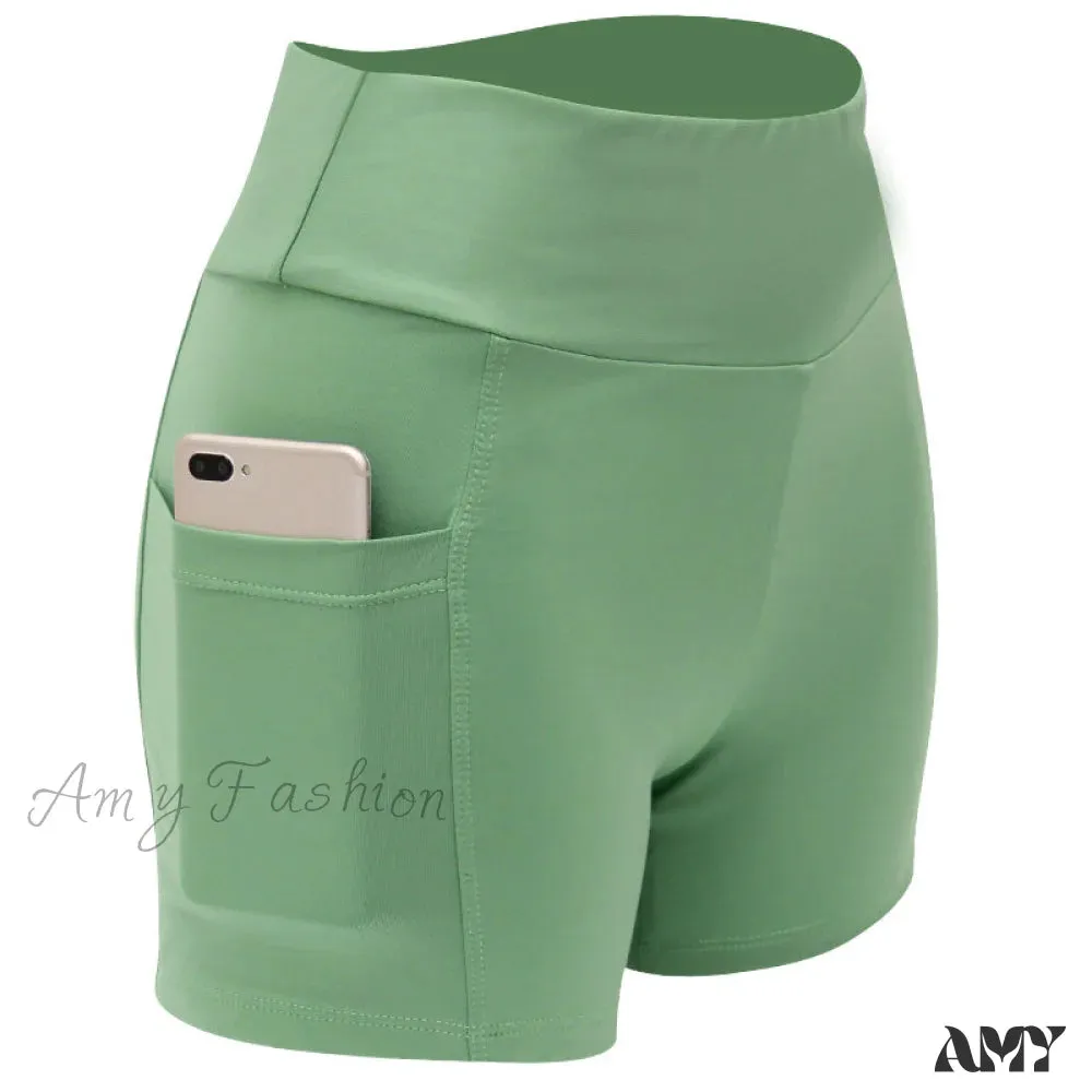 Amy Fashion - Yoga Pants Gym Pants Sports Running Shorts