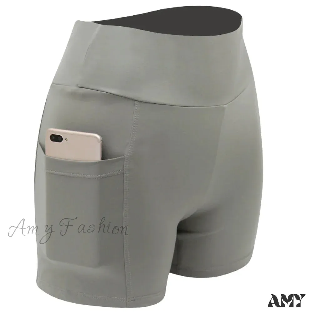 Amy Fashion - Yoga Pants Gym Pants Sports Running Shorts