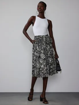 Batik Leaf Skirt