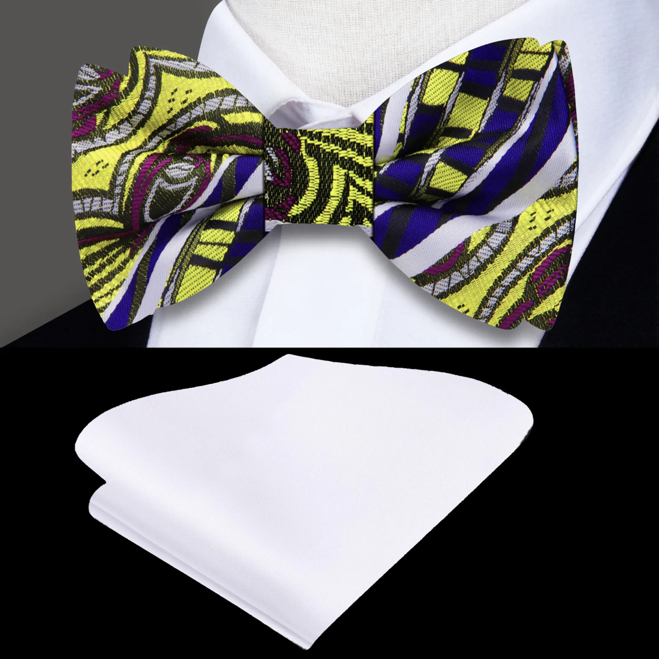 Batik Type Pre-Tied Bow Tie