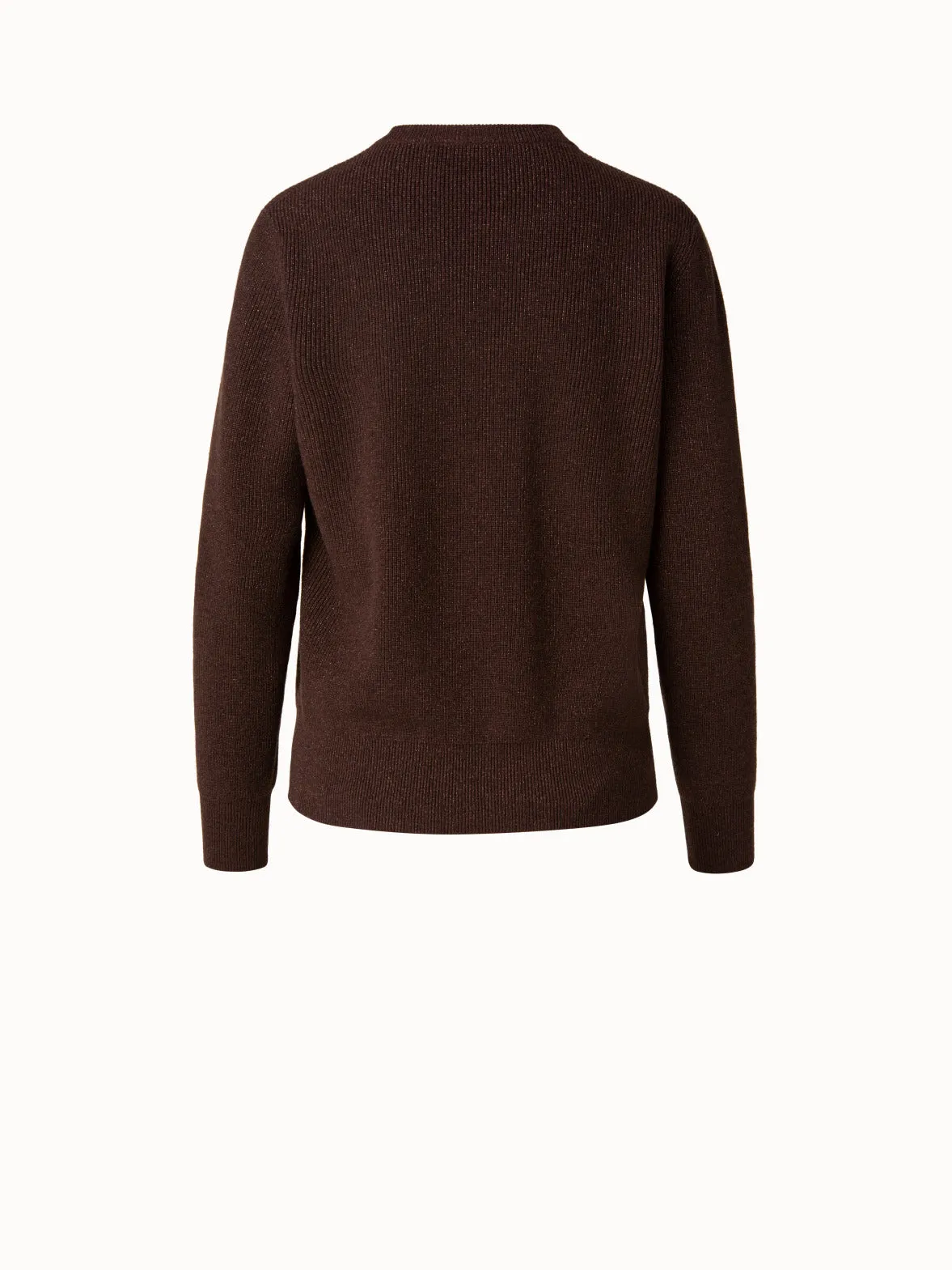 Cashmere Lurex Knit Pullover