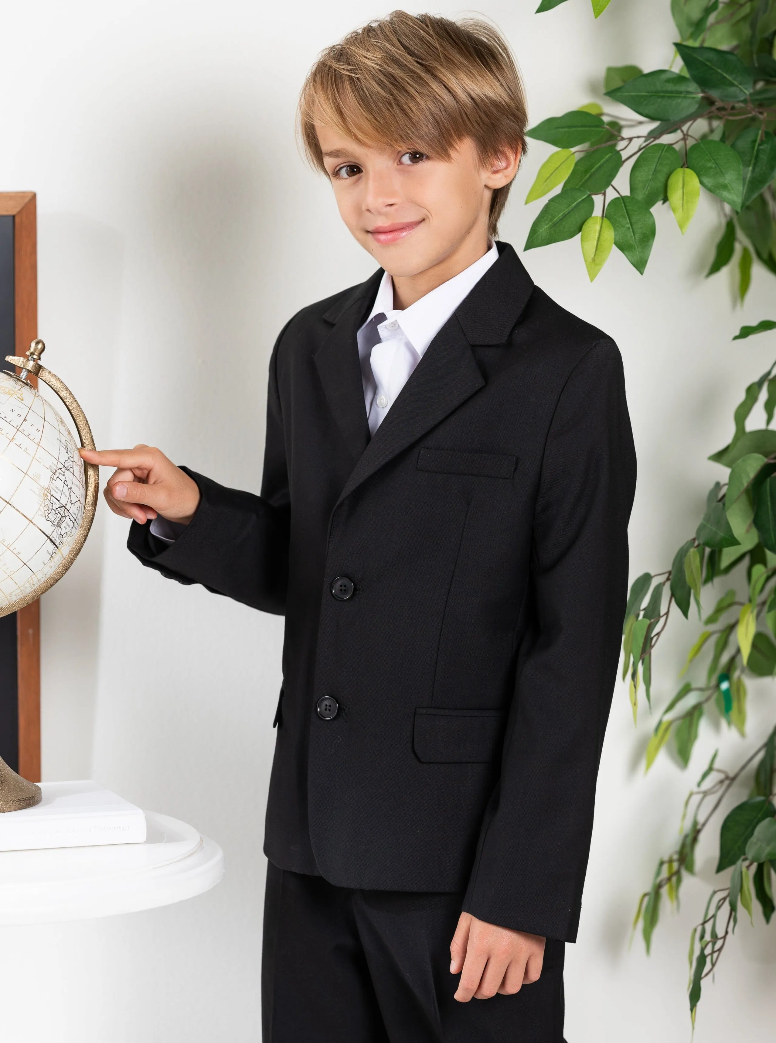 Classic Black Boys Blazer by Kids Couture