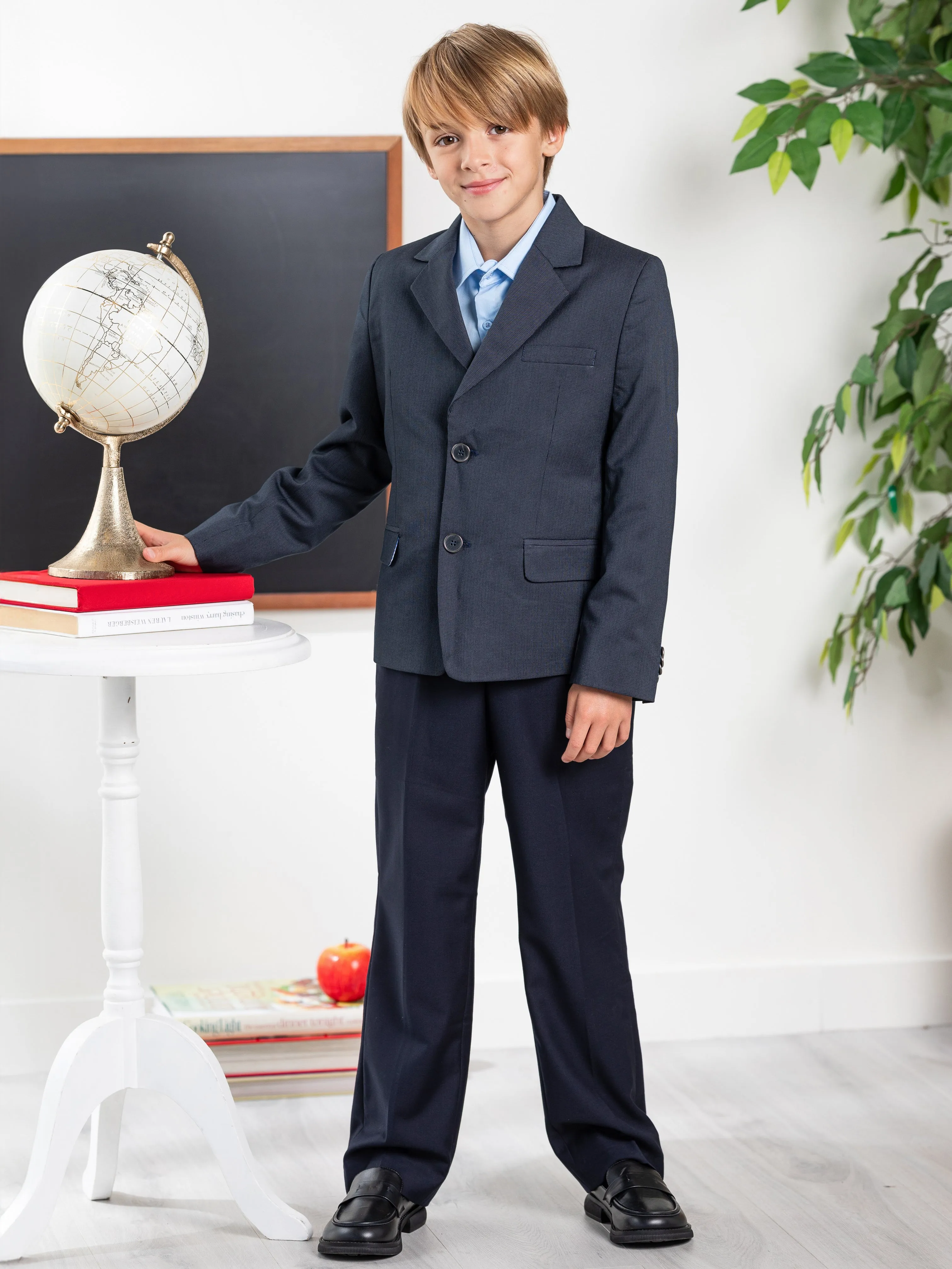 Classic Grey Boys Blazer by Kids Couture