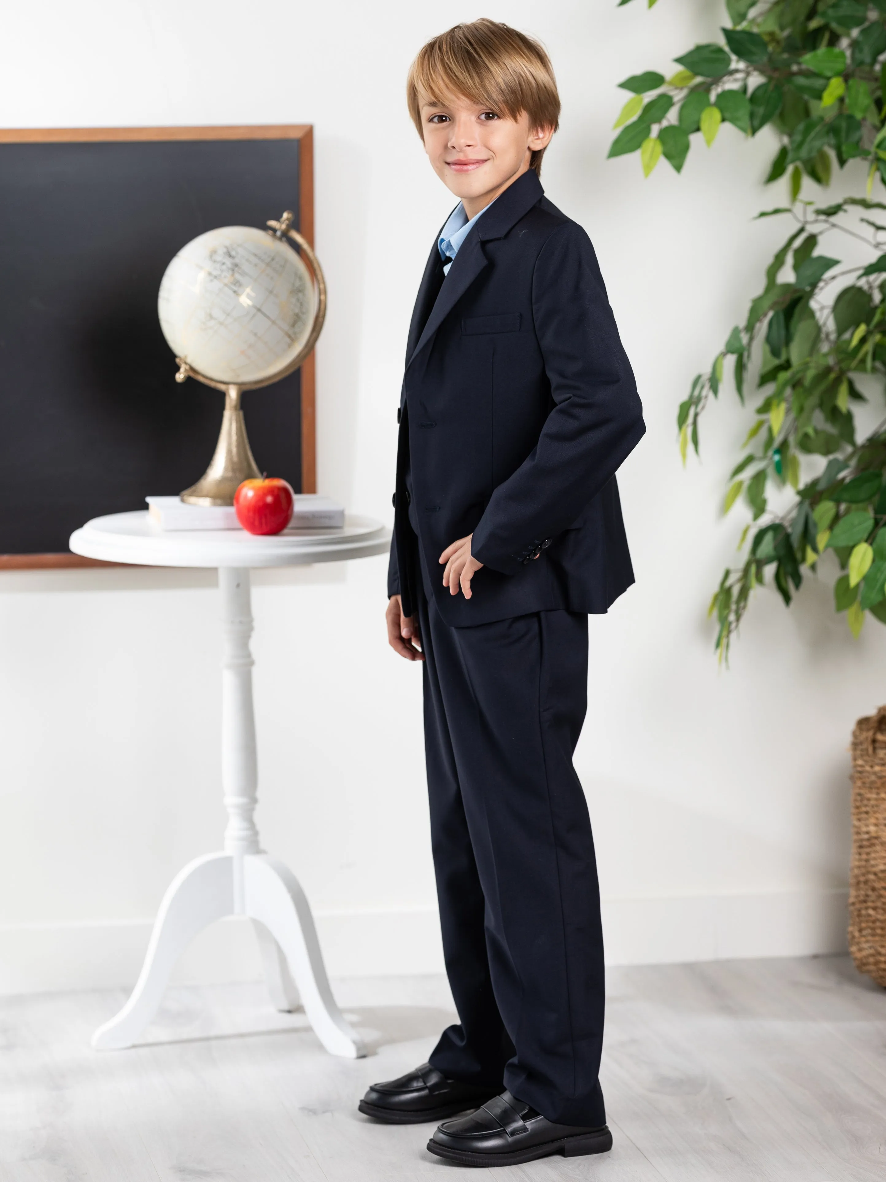 Classic Navy Boys Blazer by Kids Couture