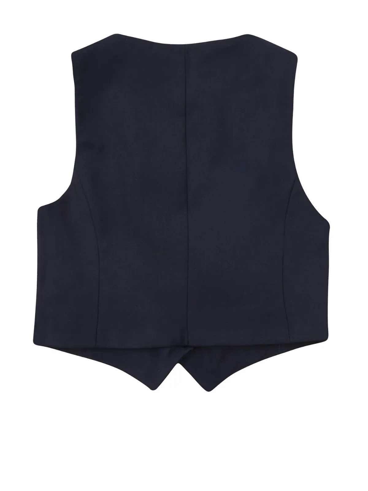 Classic Navy Girls Bow Pin Vest by Kids Couture