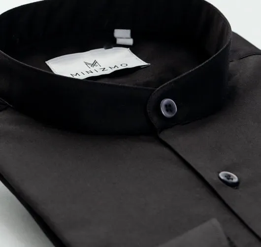 Cobalt Black Cotton Shirt