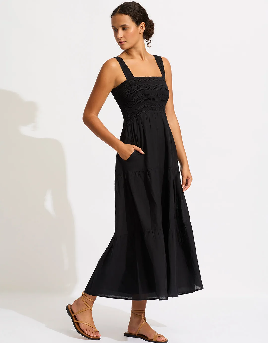 Faithful Midi Dress - Black