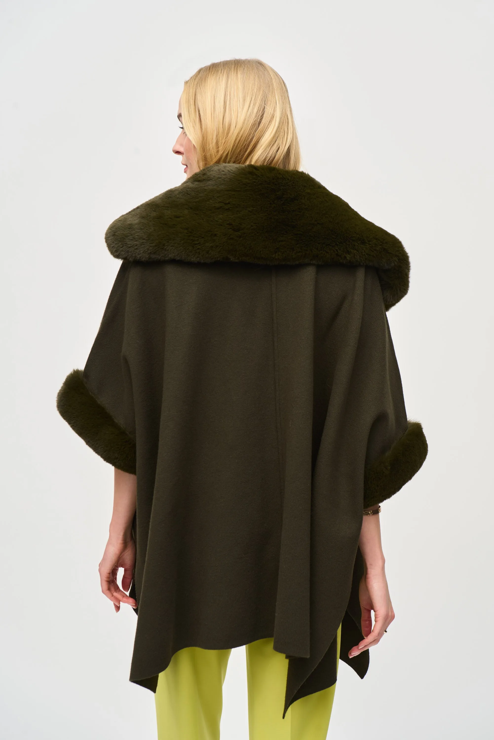 Faux Fur Cape