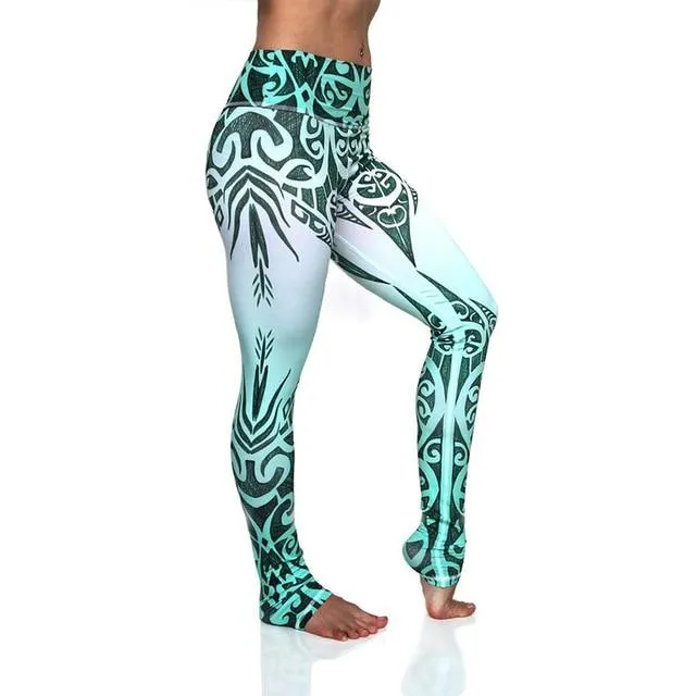 Floral Print Yoga Pants [BEAUTIFULLY DESIGNED}