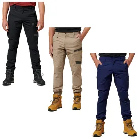 Hard Yakka Mens Raptor Active Cuffed Work Trousers