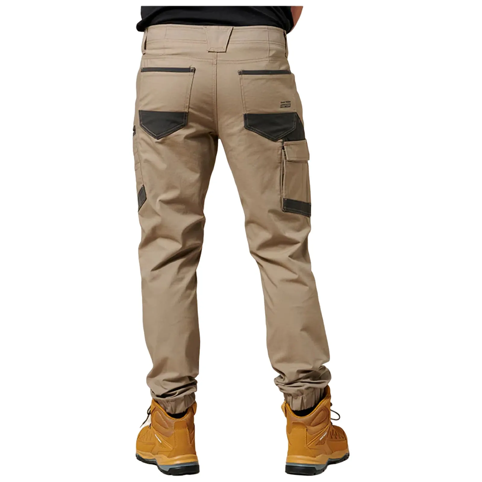 Hard Yakka Mens Raptor Active Cuffed Work Trousers