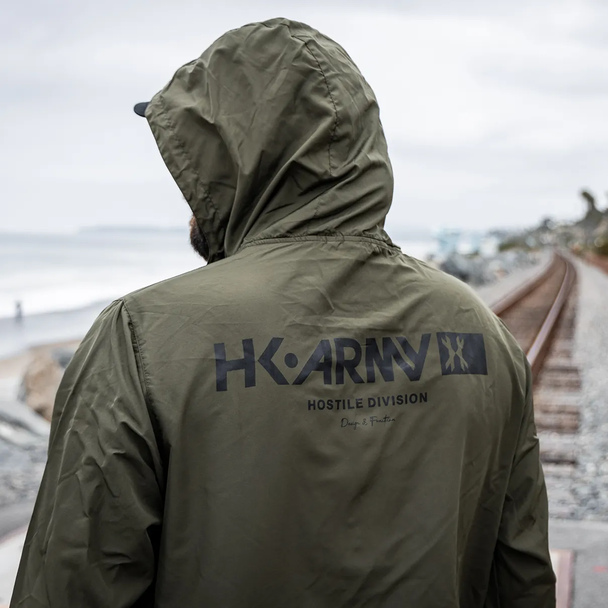 Hostile D&F Windbreaker - Forest