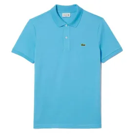 Lacoste Classic Pique Cotton Polo Shirt - Celest Blue