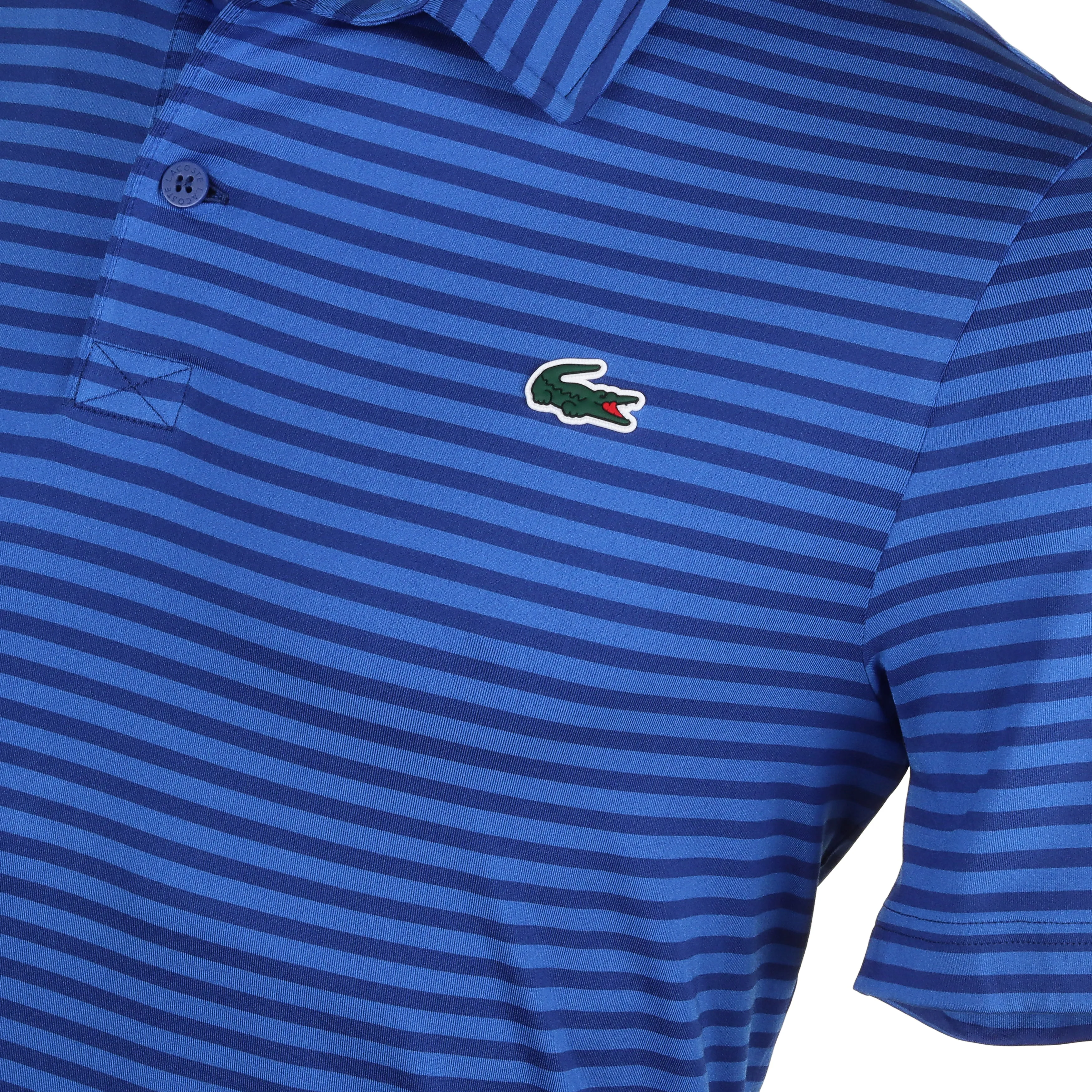 Lacoste Golf All Over Stripe Polo Shirt SS24