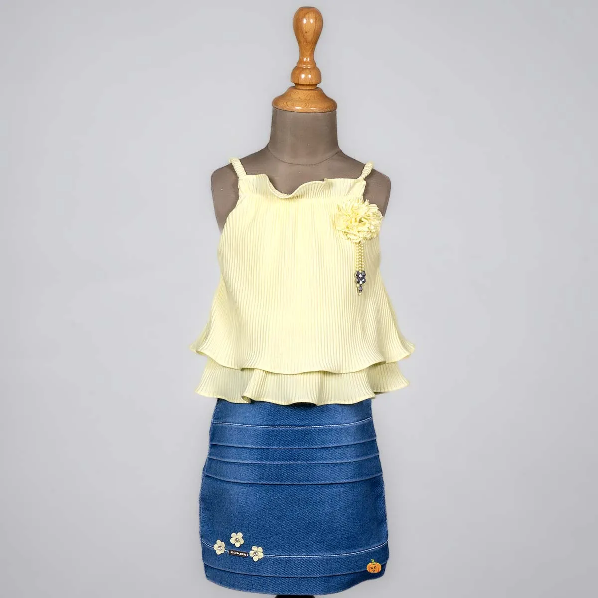 Lemon Midi for Girls with Sling Bag