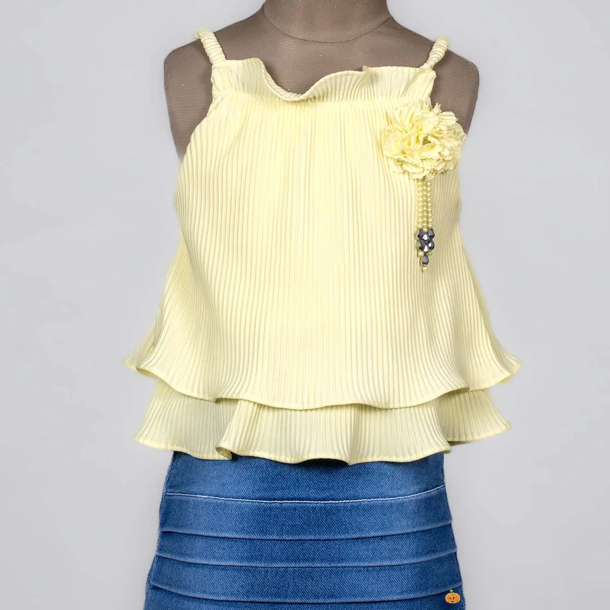 Lemon Midi for Girls with Sling Bag