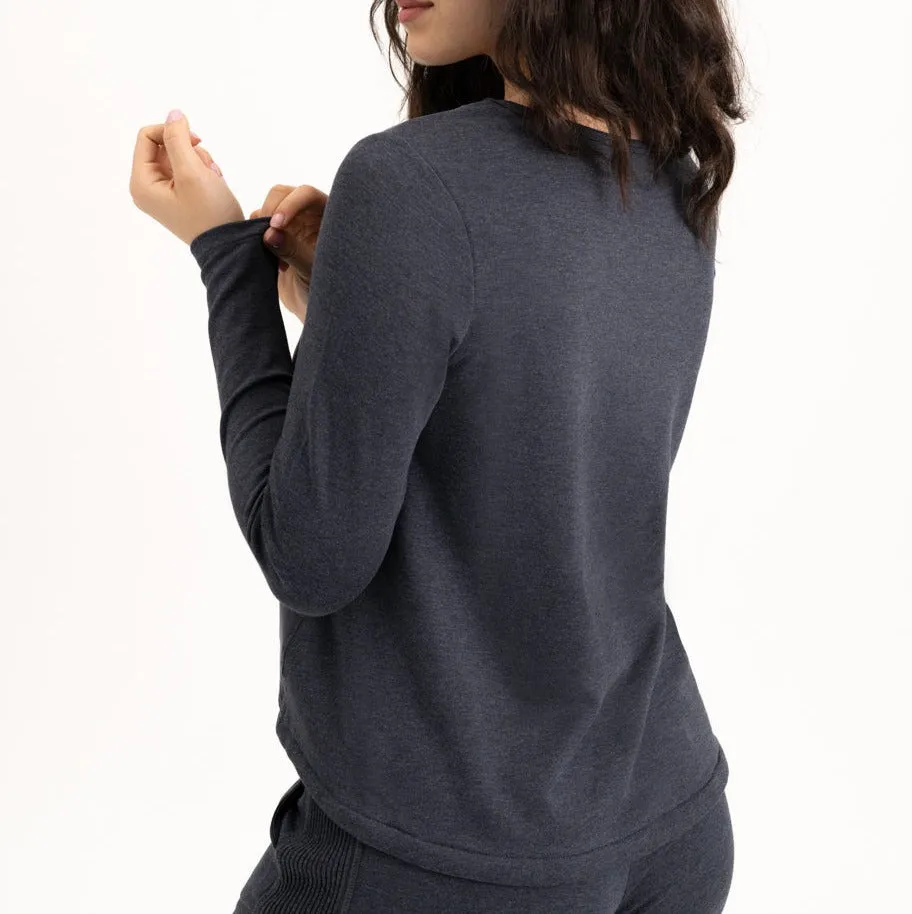 Long Sleeve Pull Over Top