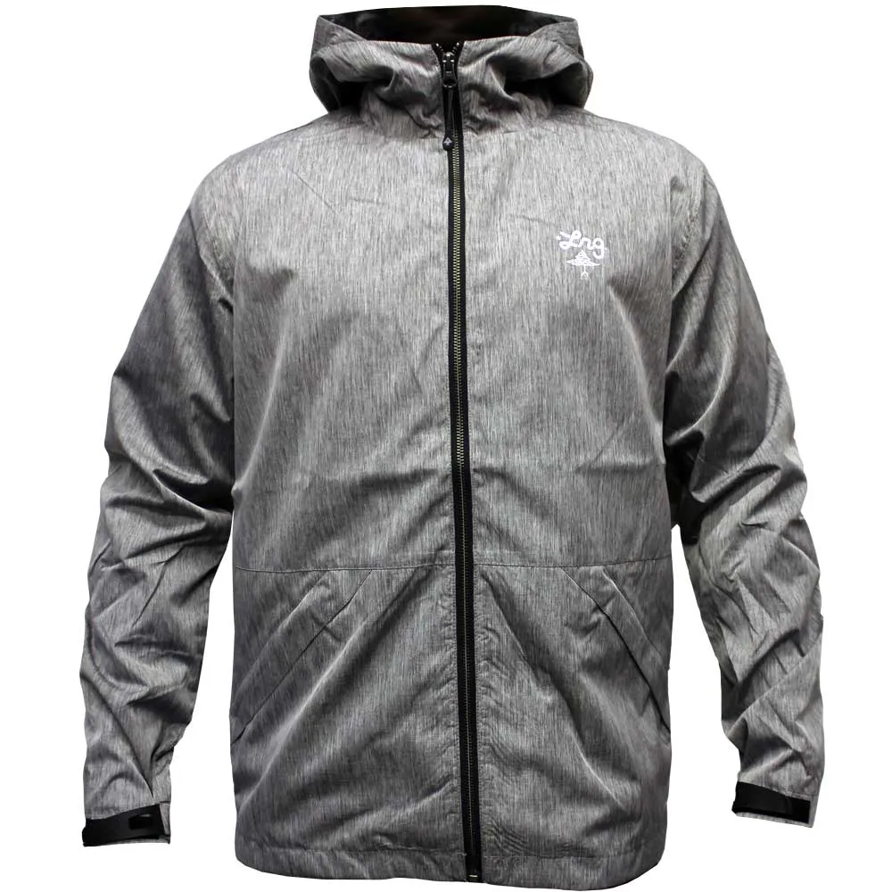 Lrg RC Windbreaker Jacket Grey Black