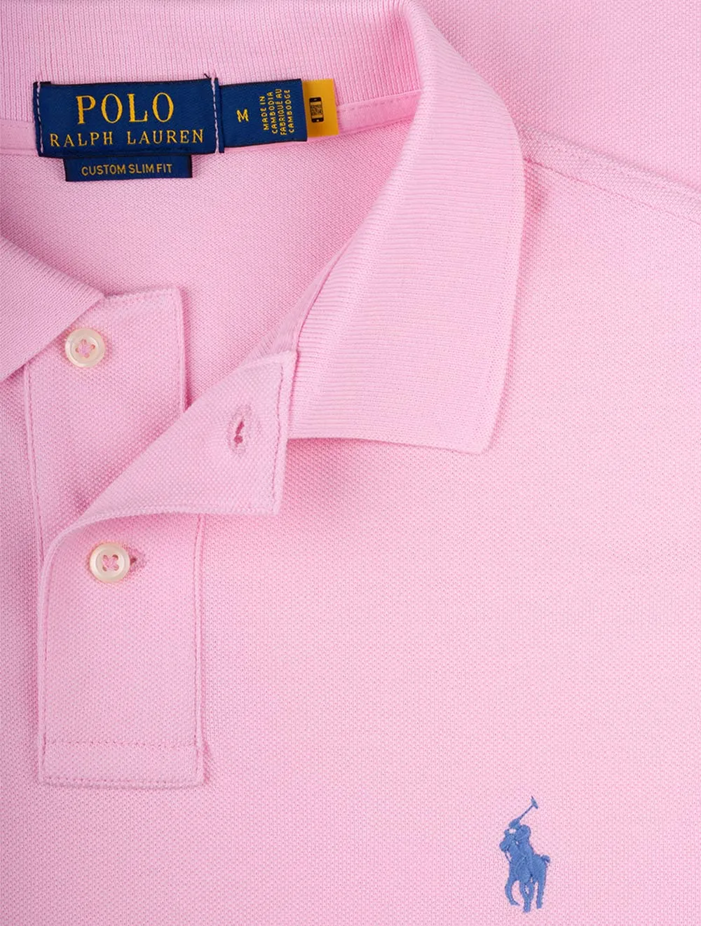 Mesh Polo Shirt Carmel Pink