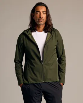 Olive Tech Windbreaker