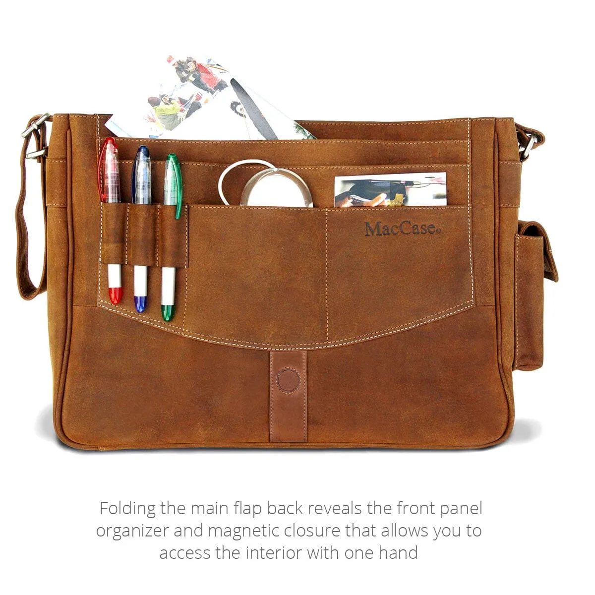 Premium Leather Messenger Bag