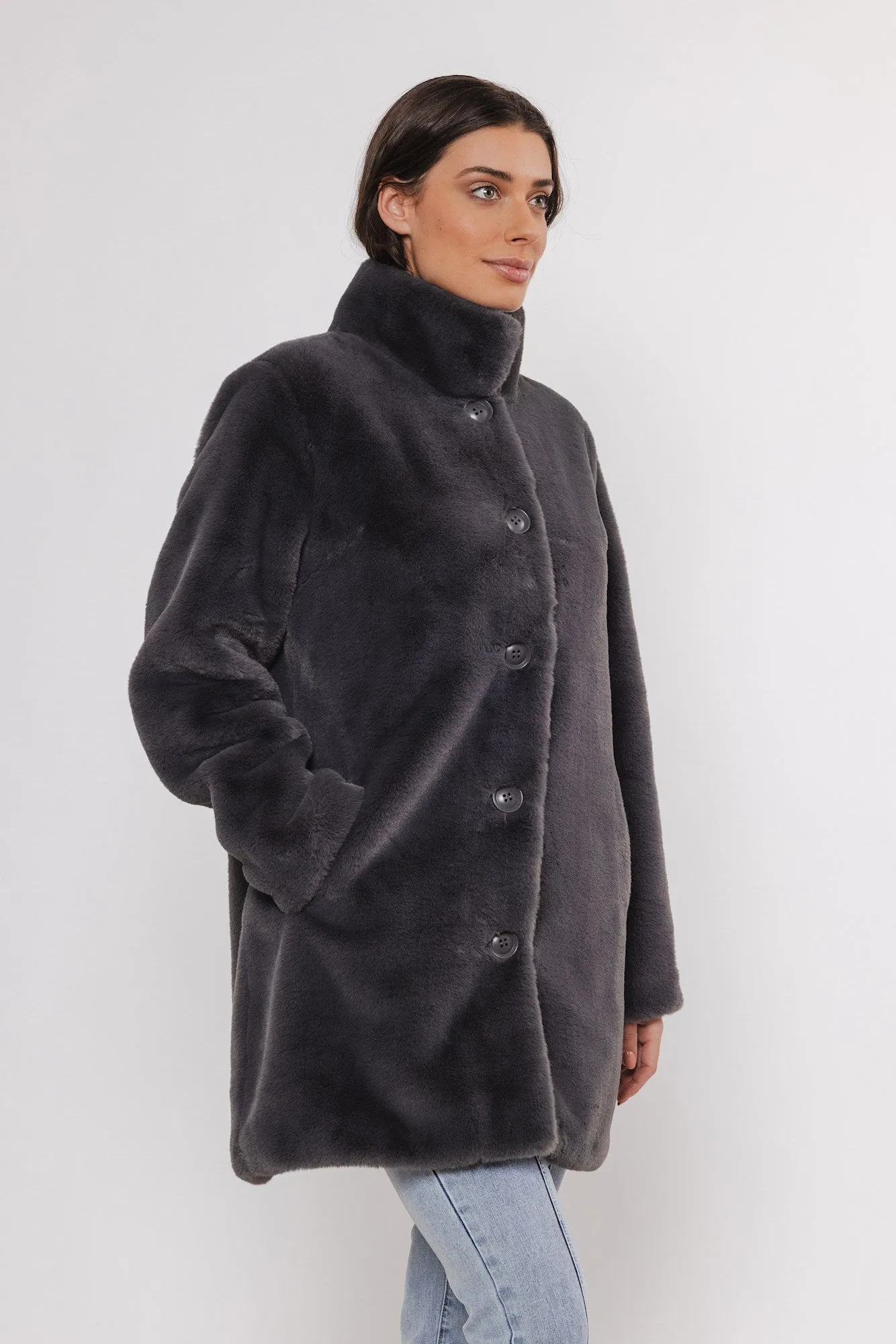 Rino & Pelle - Faux Fur Coat - Nonna