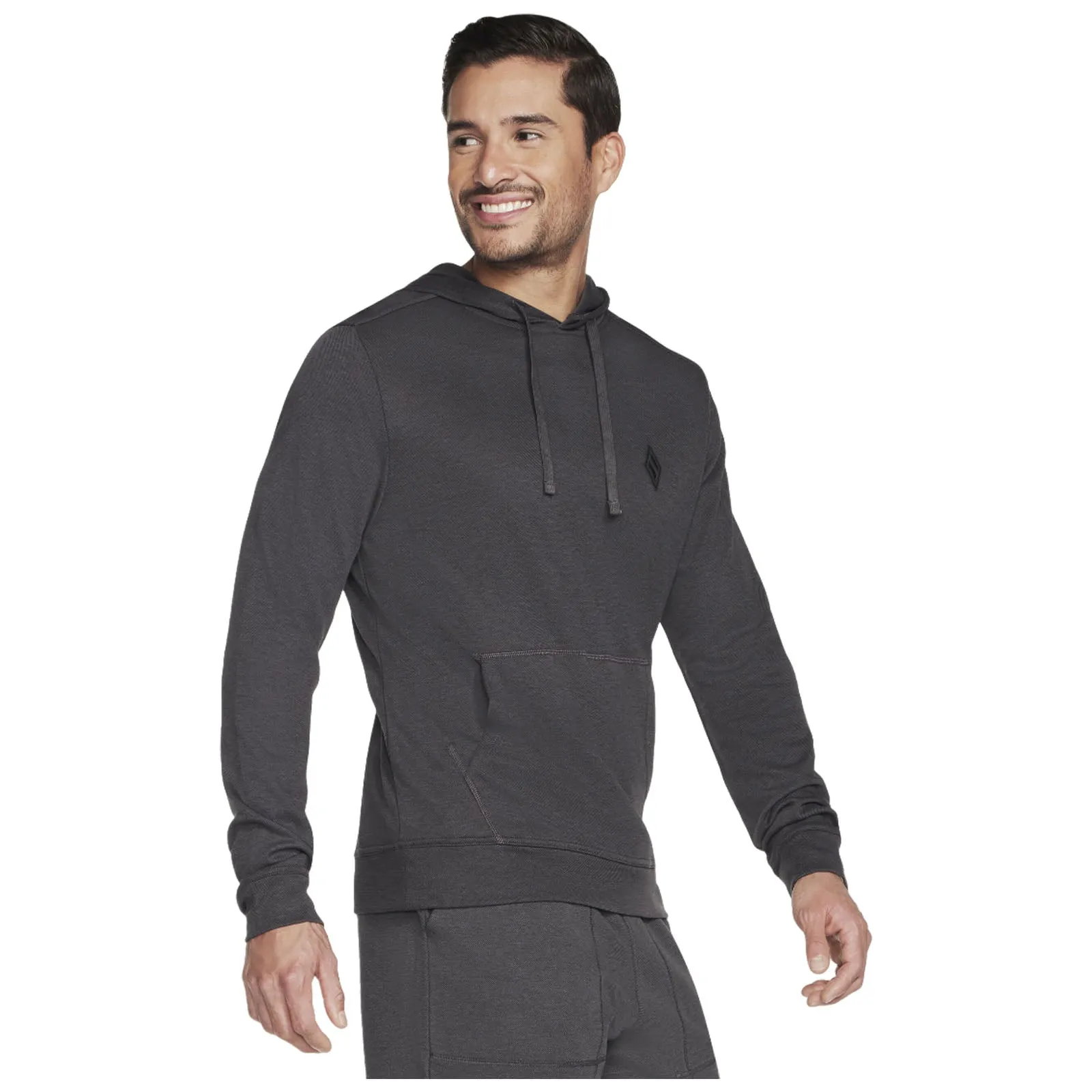 Skechers Mens GO KNIT Pique Pullover Hoodie