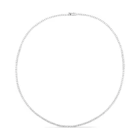 Small Diamond Tennis Necklace