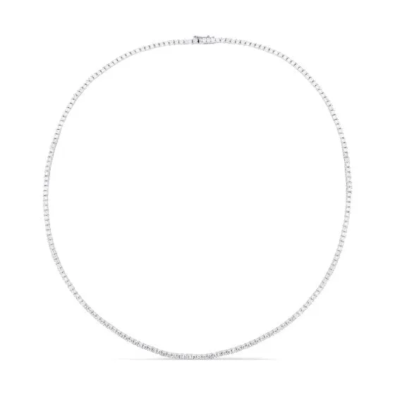 Small Diamond Tennis Necklace