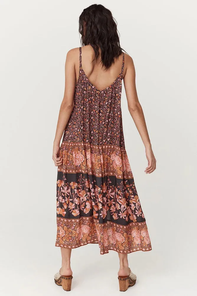 Spell Love Jetty Strappy Maxi Dress - Balmy Nights