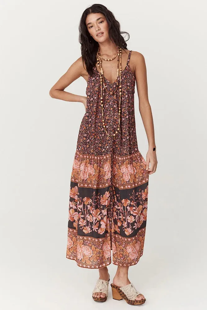 Spell Love Jetty Strappy Maxi Dress - Balmy Nights