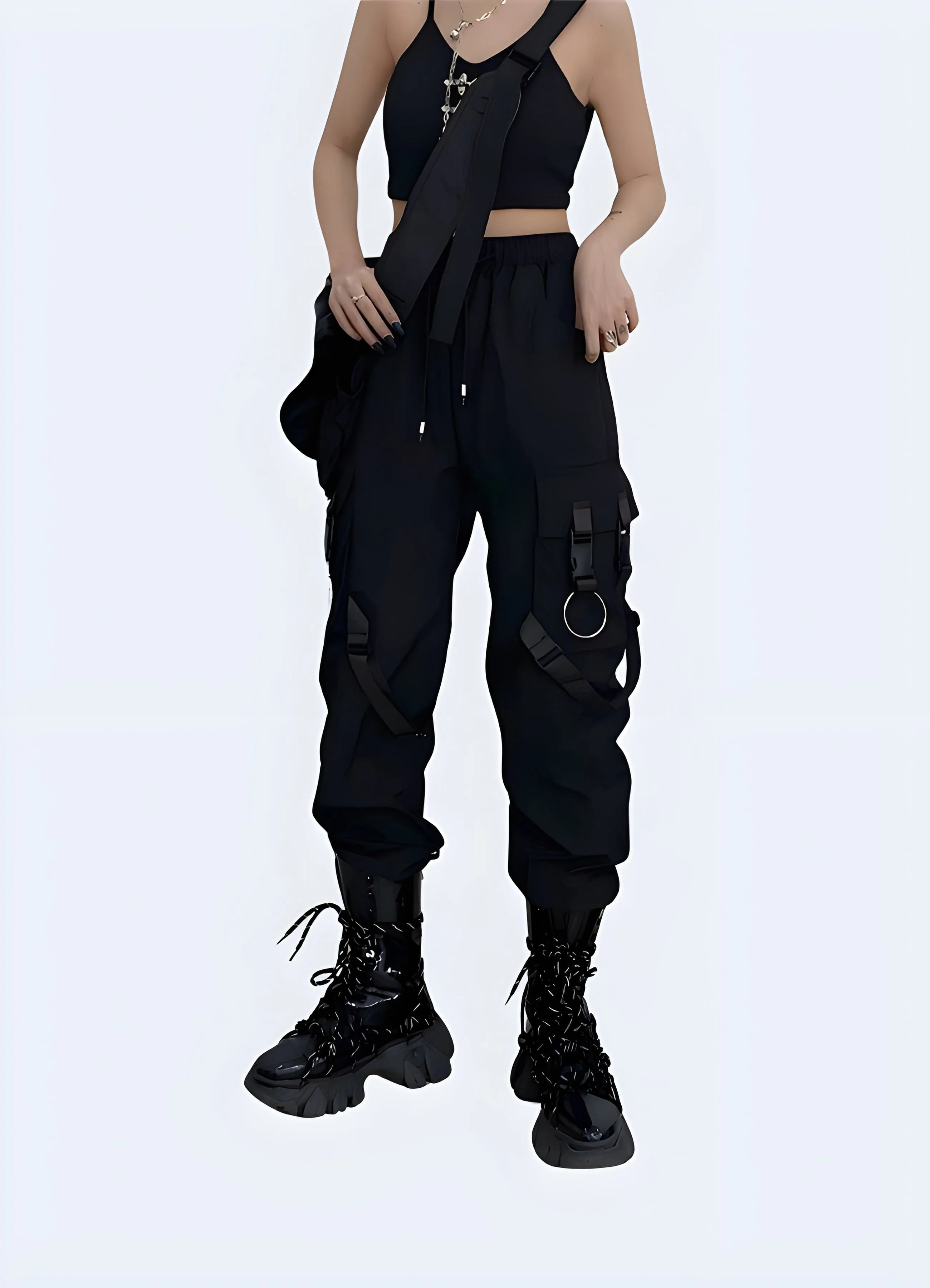 Techwear Women's Tactical Cargo Pants