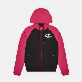 Trapstar Hyperdrive Windbreaker - Black/Hot Pink