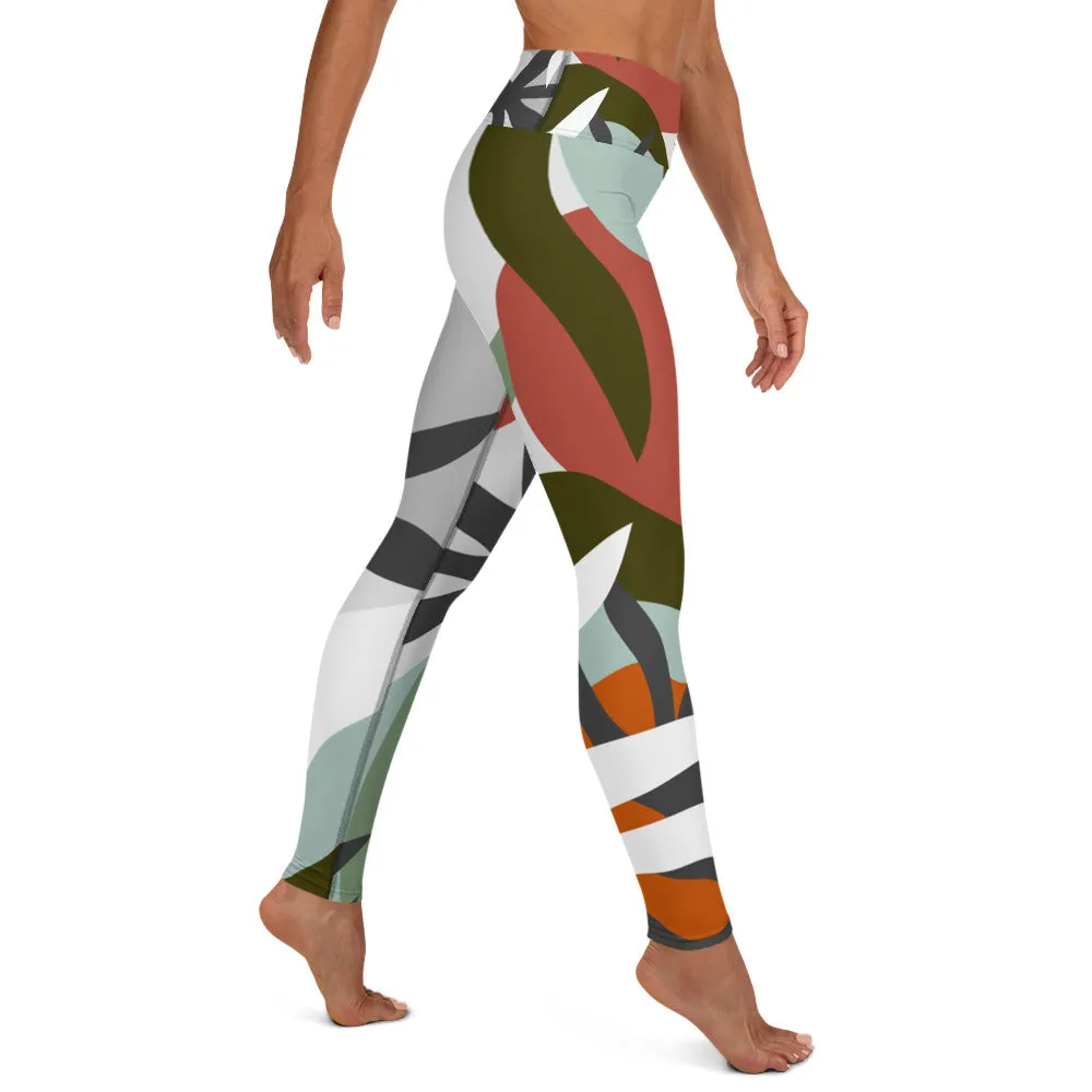 Tropical Yoga Leggings