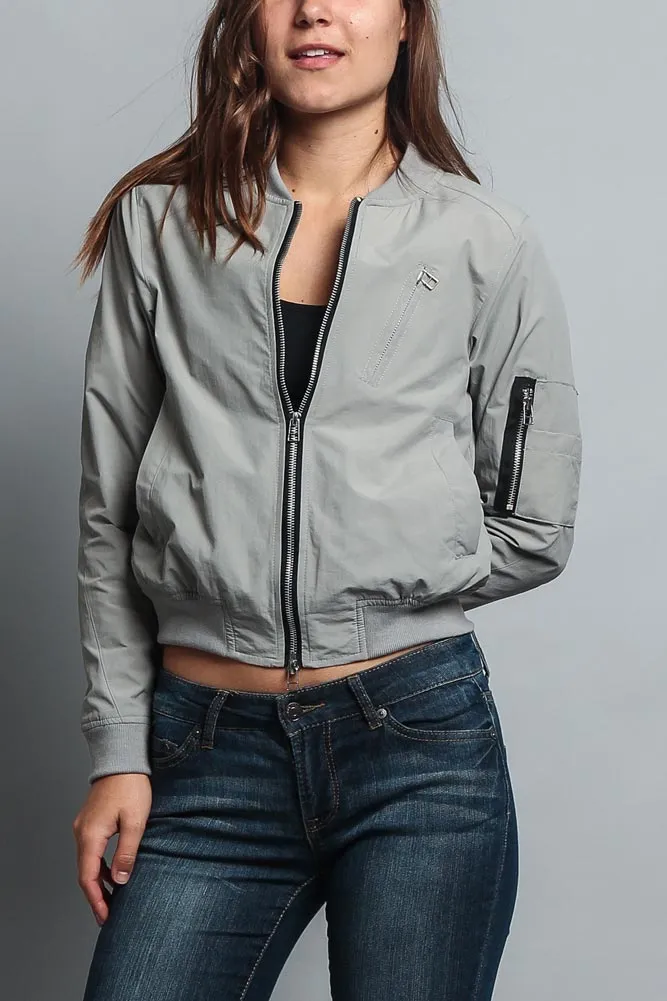 Women's Lightweight Bomber Jacket