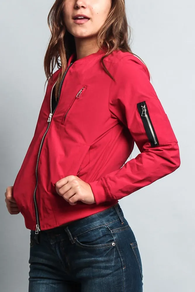 Women's Lightweight Bomber Jacket