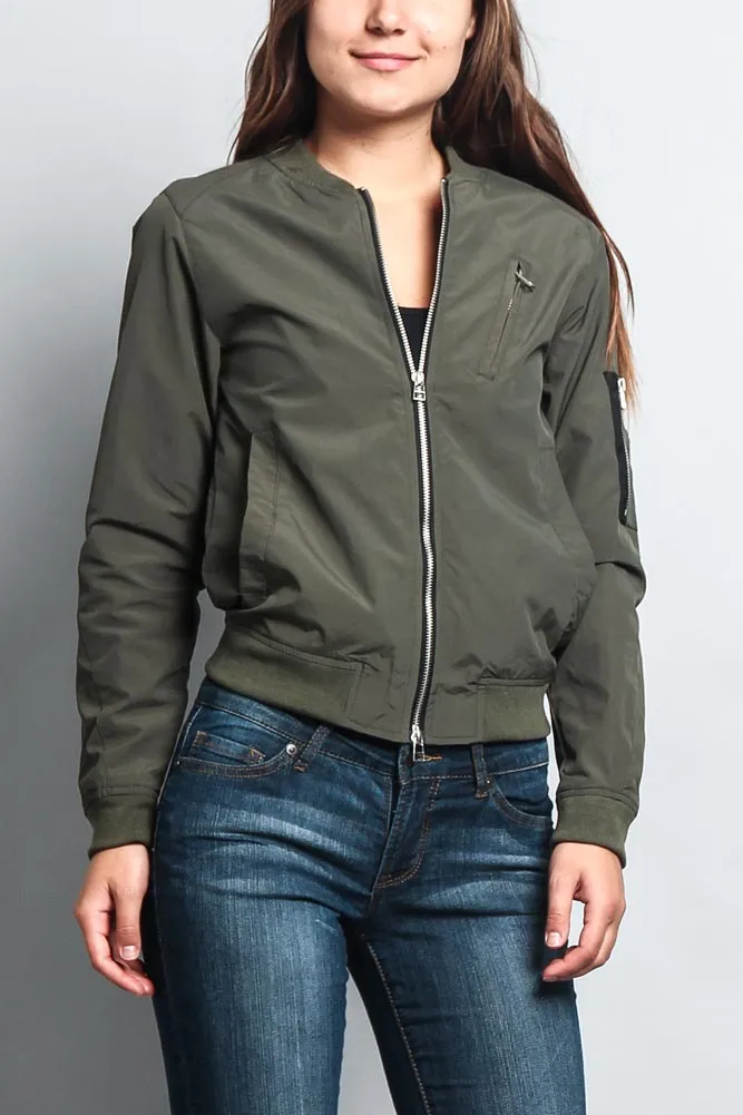 Women's Lightweight Bomber Jacket