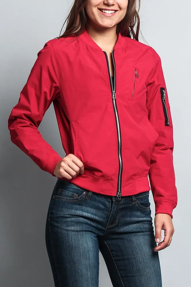 Women's Lightweight Bomber Jacket