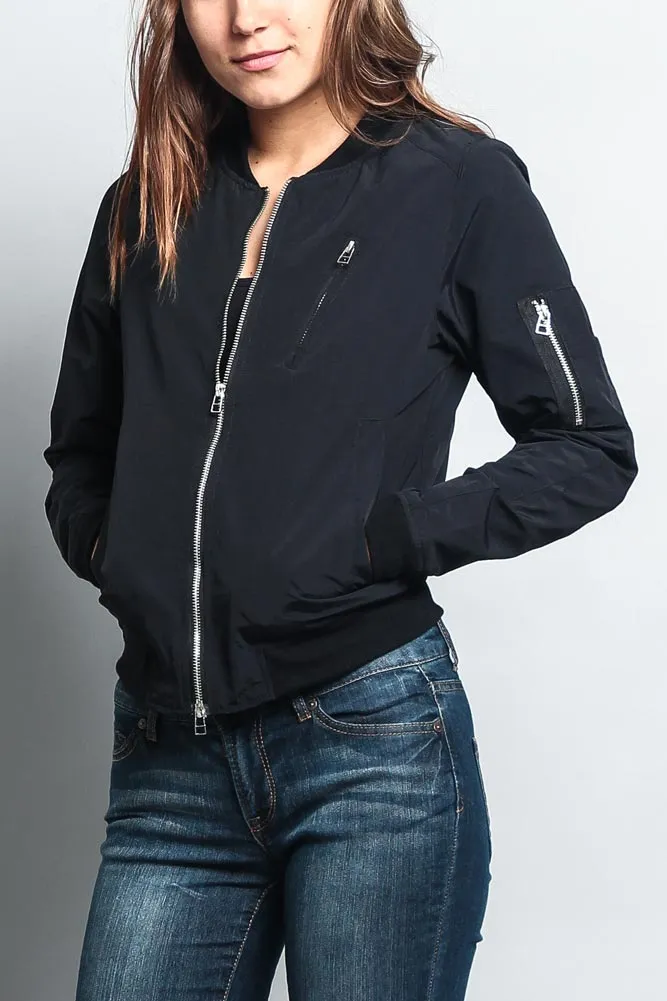 Women's Lightweight Bomber Jacket