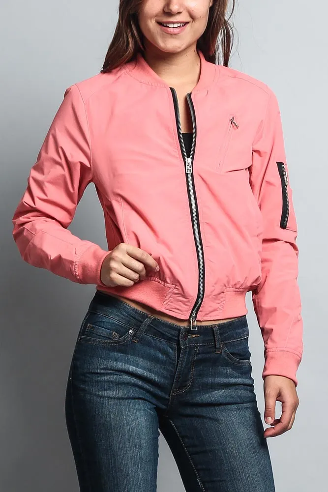 Women's Lightweight Bomber Jacket