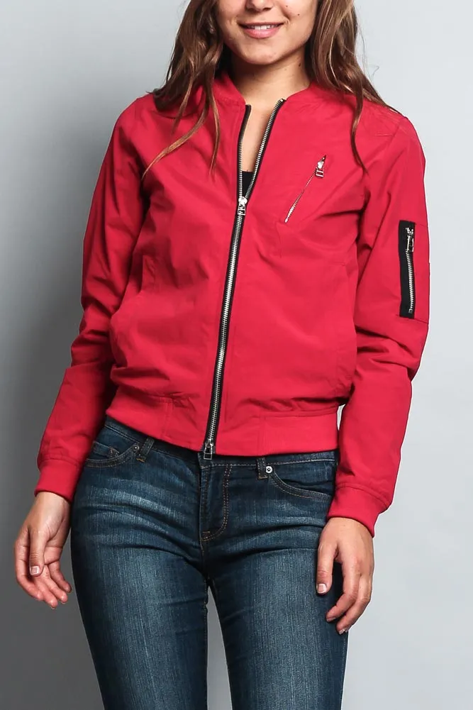 Women's Lightweight Bomber Jacket