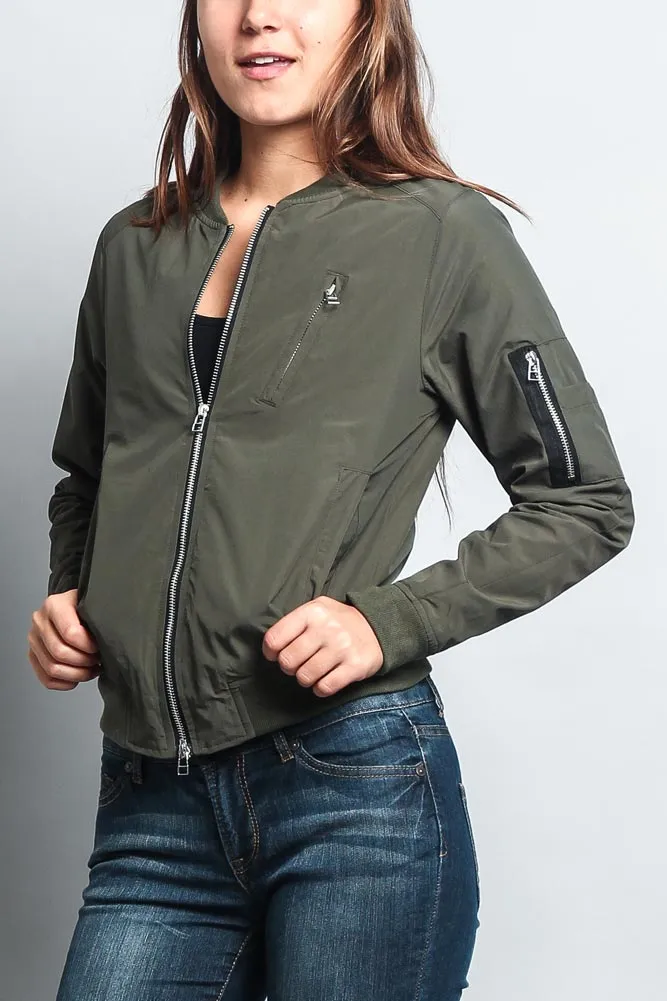 Women's Lightweight Bomber Jacket