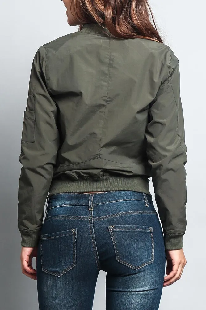 Women's Lightweight Bomber Jacket