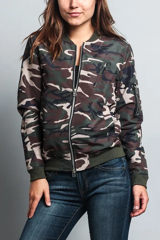 Women's Lightweight Bomber Jacket