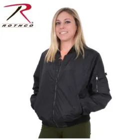 Womens Lightweight MA-1 Flight Jacket